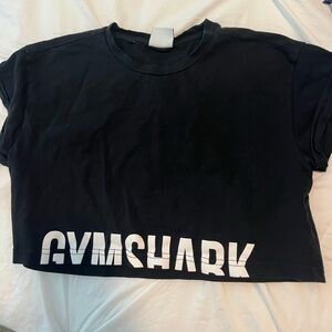 Gymshark Black Crop Top